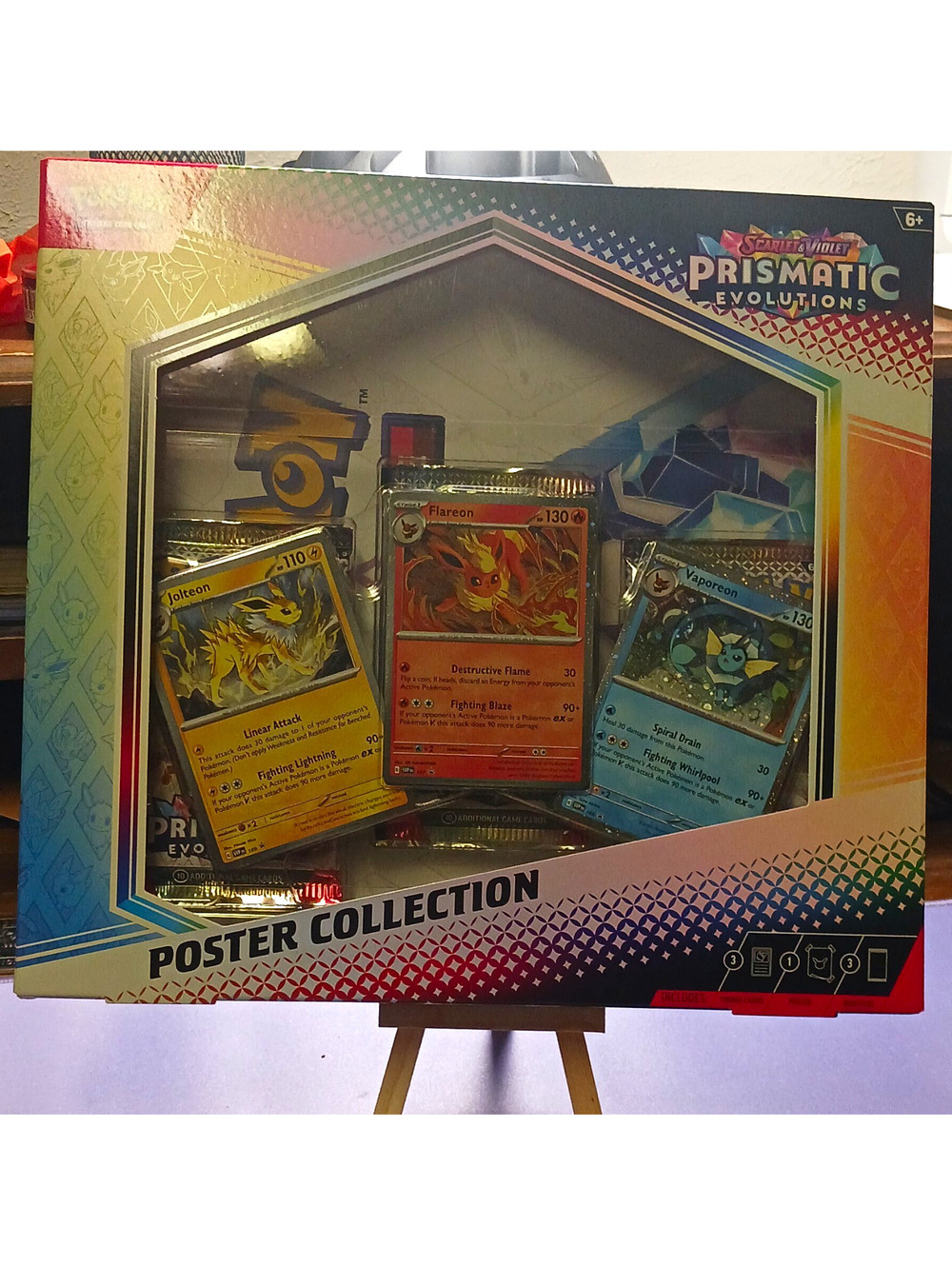 Pokémon TCG SV Prismatic Evolutions Poster Collection Box 3 Promos Boosters